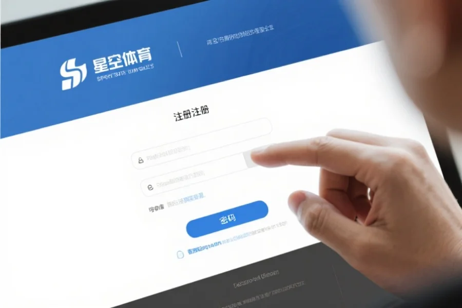 用户正在填写星空体育注册表单界面,重点突出密码输入框和安全提示